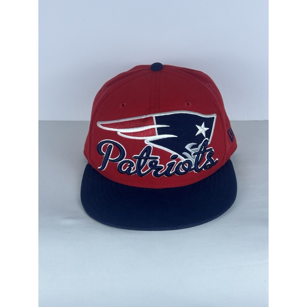 New England Patriots New Era 59FIFTY Fitted Hat Cap Size 7 1/4 NFL Tom Brady